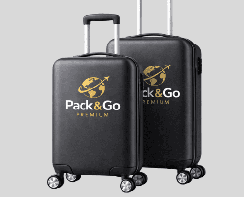 Walizka premium z logo marki własnej – przykład OEM brandingu z Chin